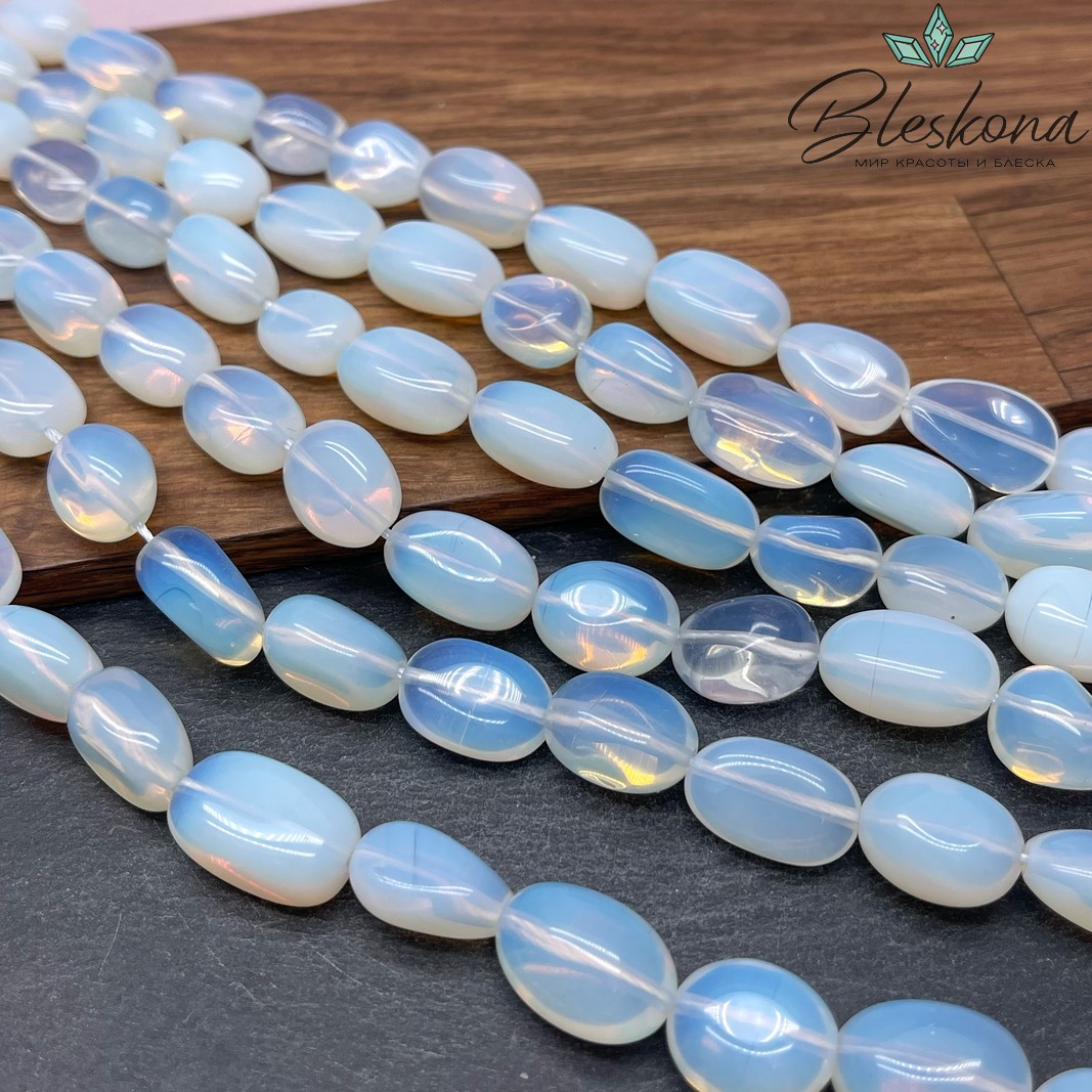 Лунный камень галтовка (имитация) (15-17)*(9-11) мм