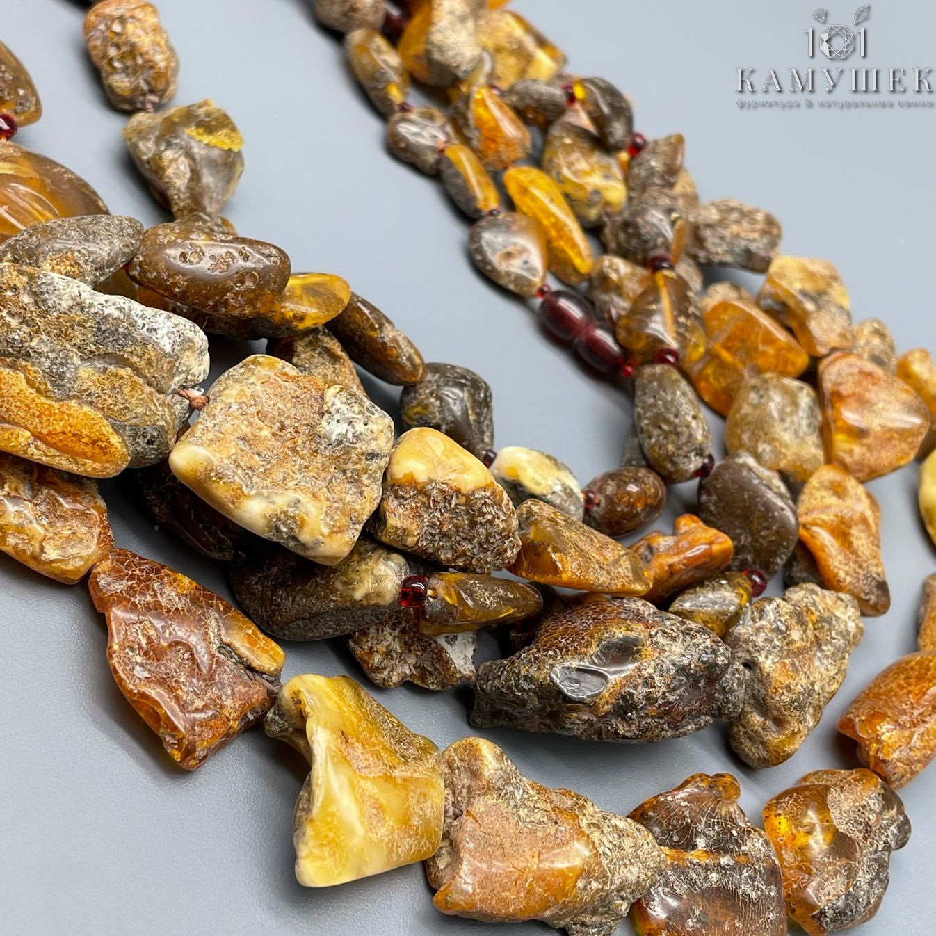 Янтарь необработанный галтовка 16-18мм