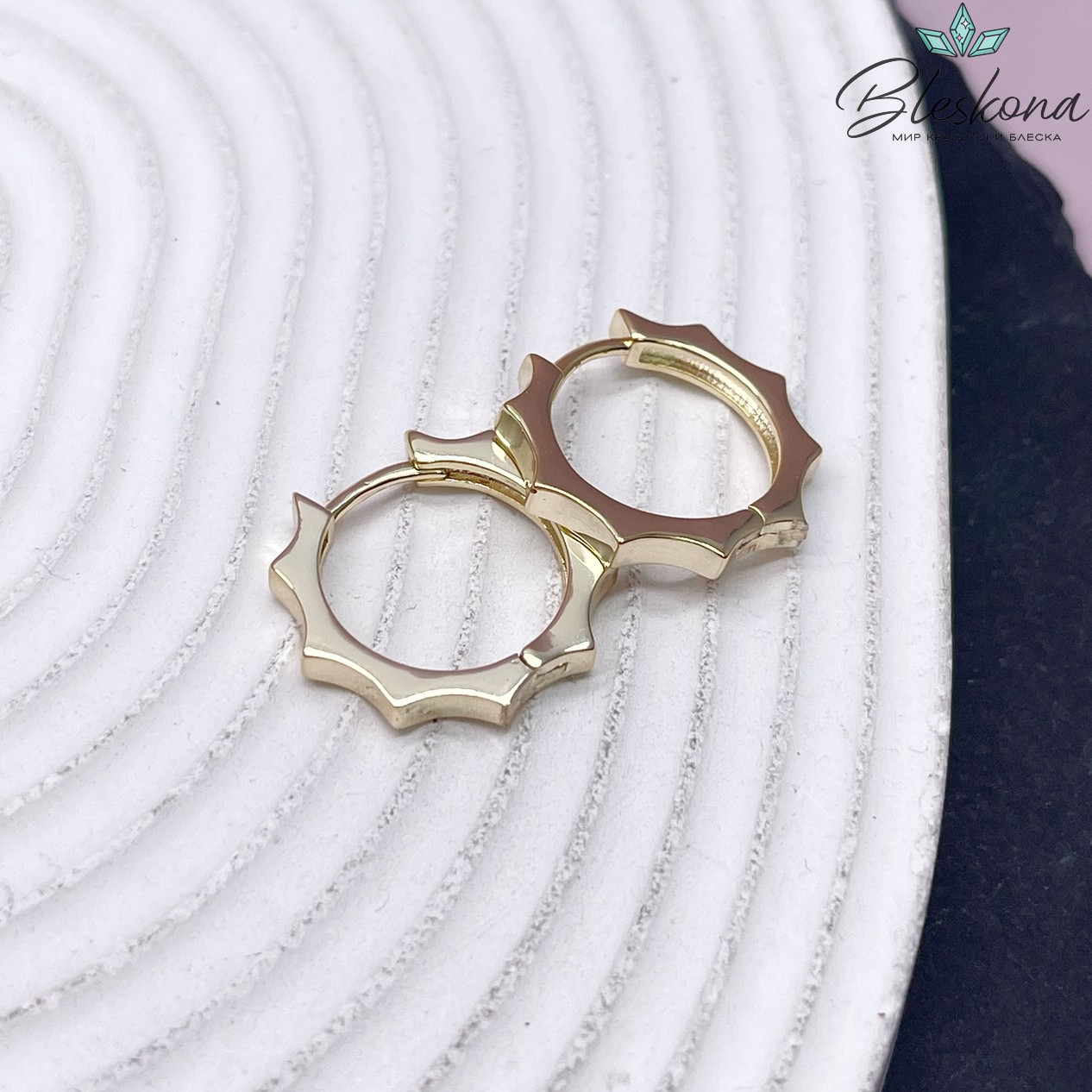 ⌀20мм, Цвет золото швензы бублик Конго шестеренка Люкс