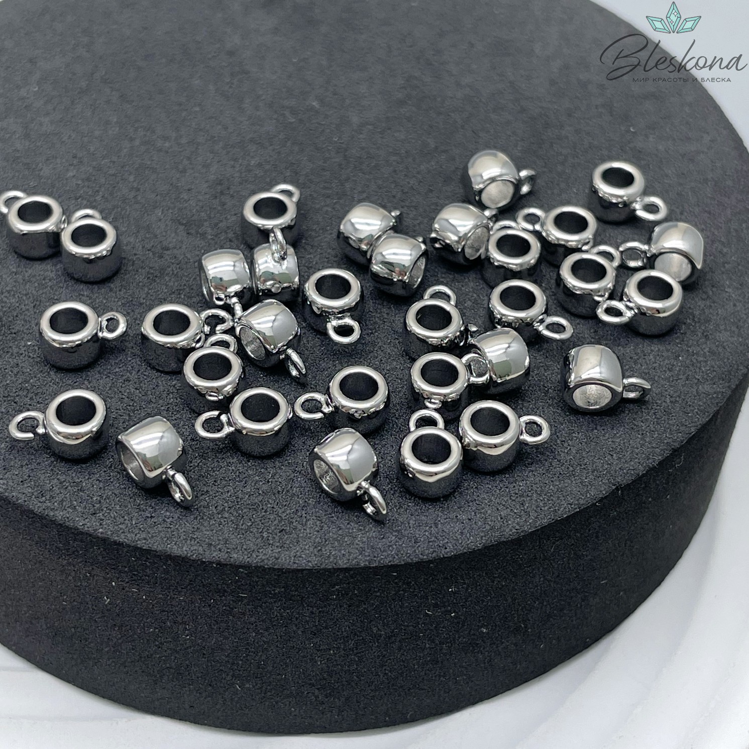 8*3,9 мм Цвет серебро, Бейл разъемное кольцо