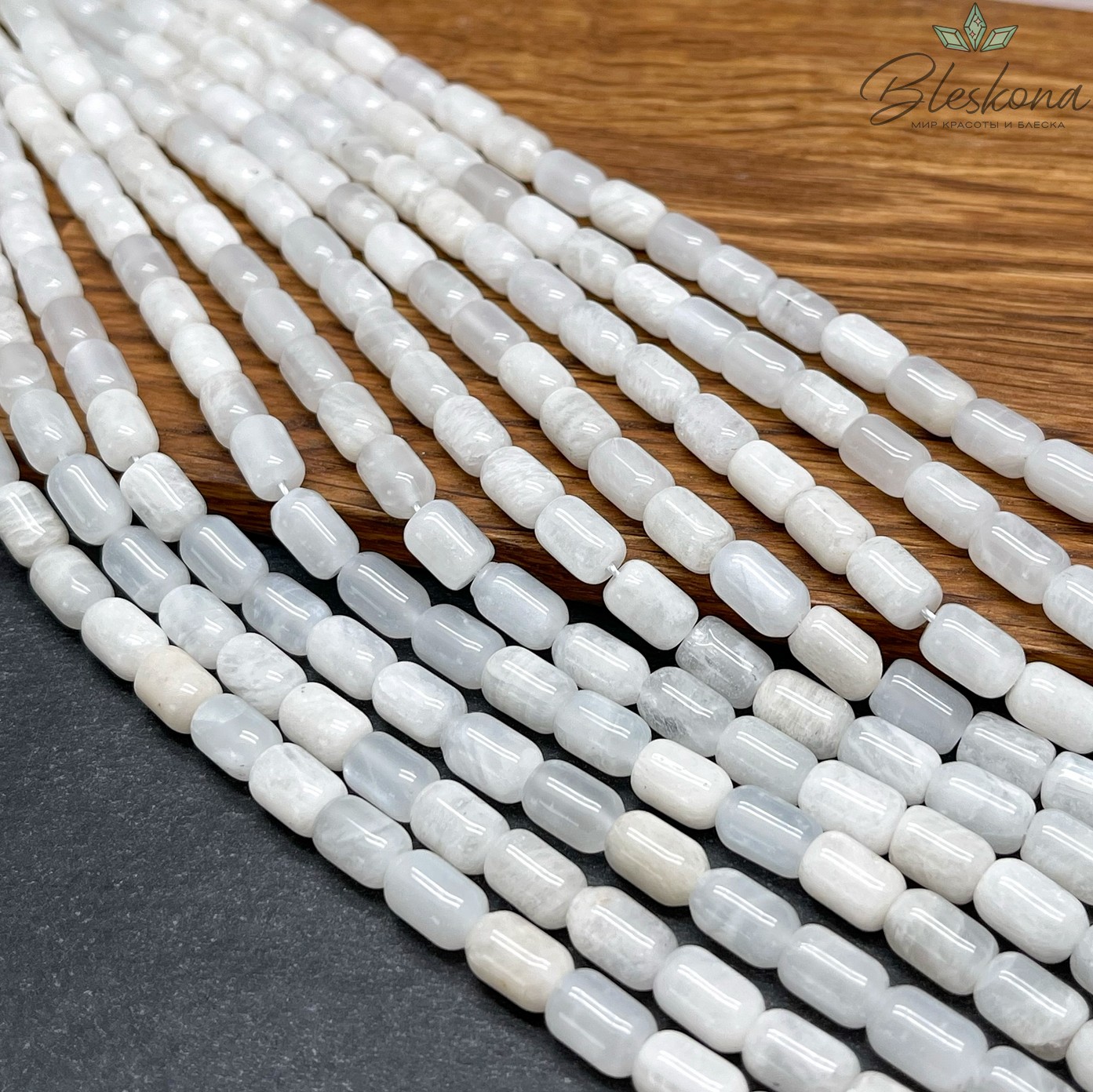 Лунный камень бочата 6*9 мм