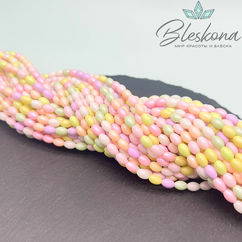 4*6 мм Бусины рис микс №1