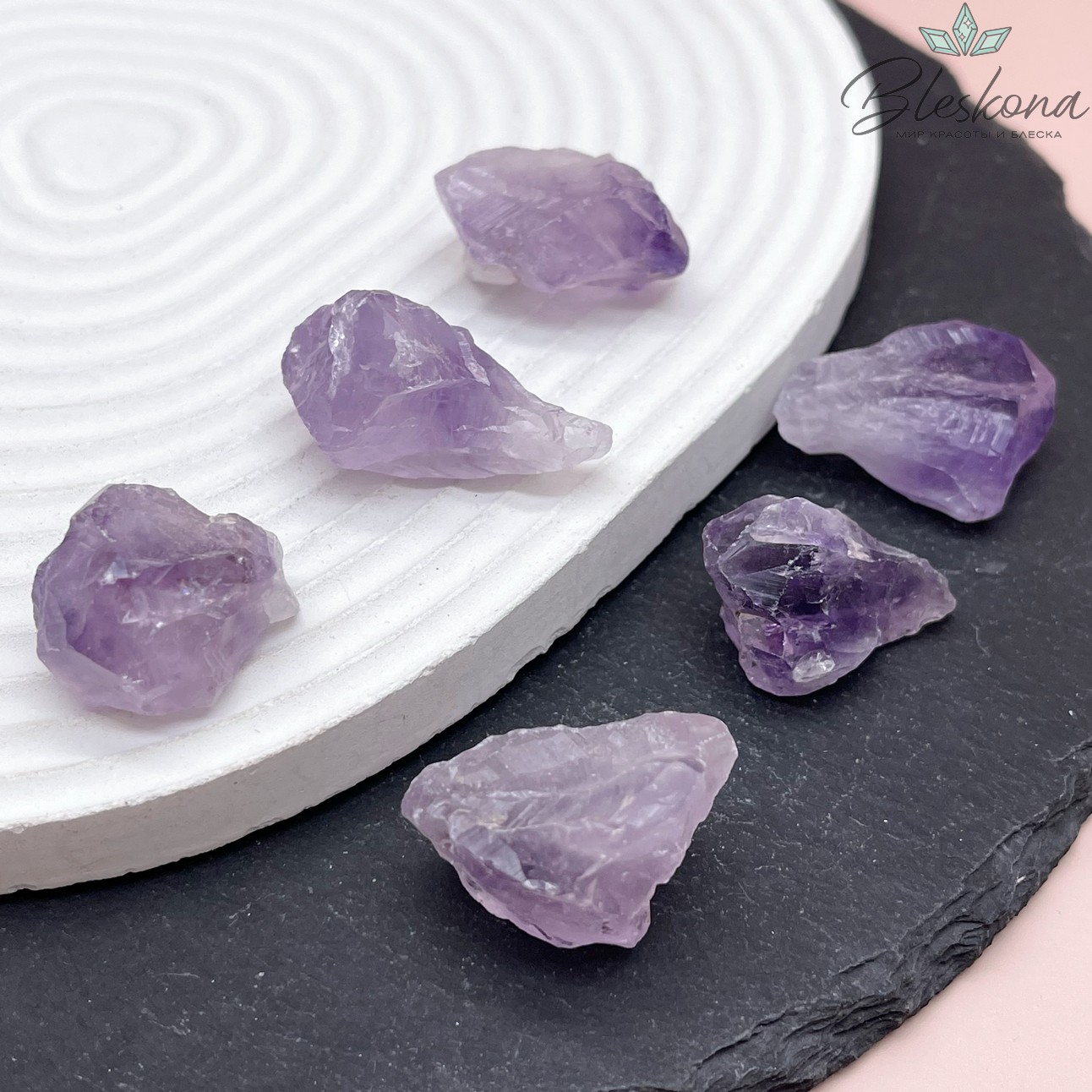 Аметист необработанный 28-30 мм 