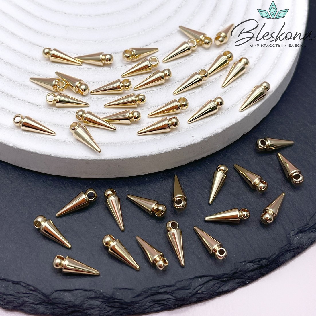 11,5*3,8 мм Цвет золото, Подвеска шип