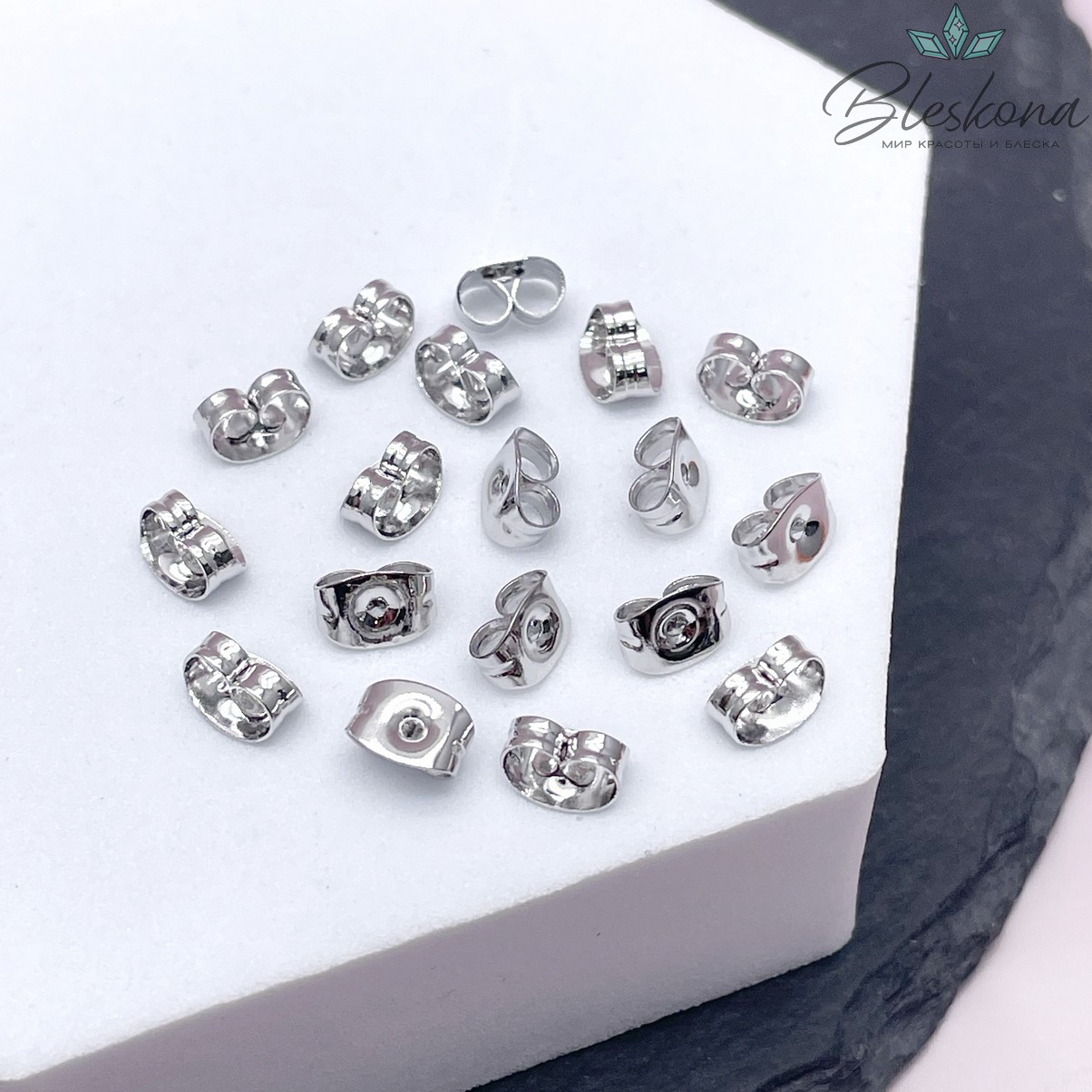 6*4,5мм Цвет серебро, Заглушки 