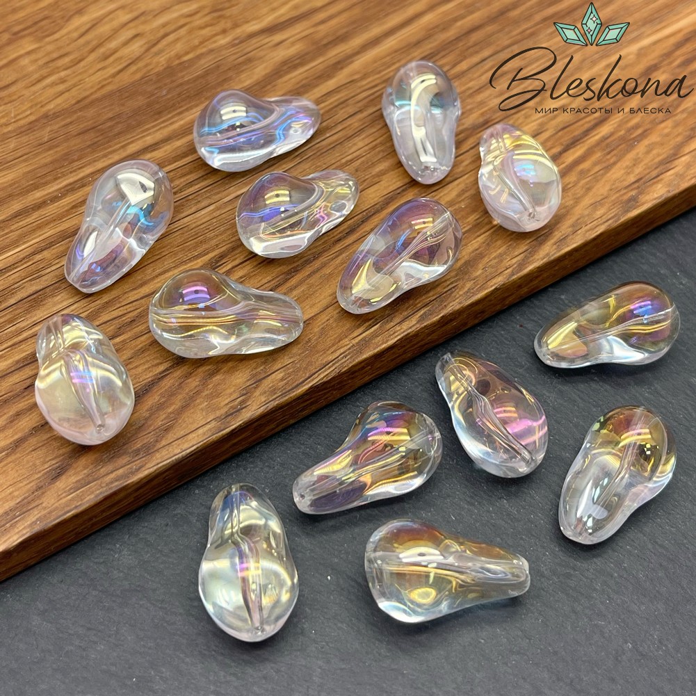 22*13 мм, Стекло Жемчужина Барокко Цвет №14