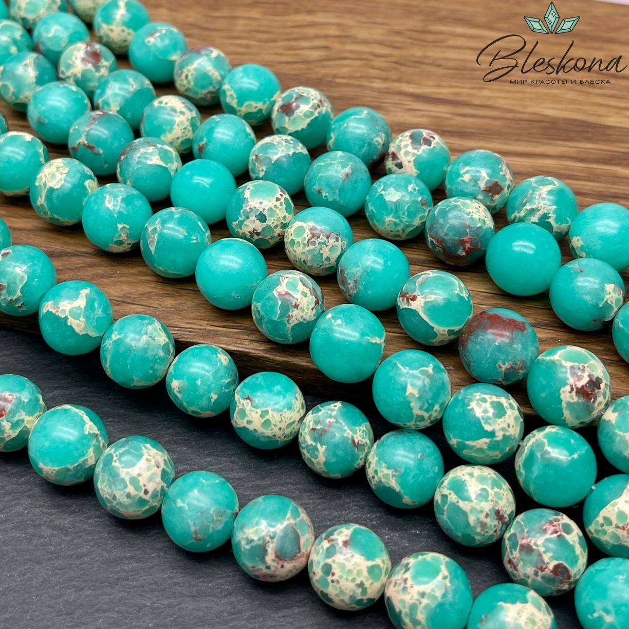 Варисцит зеленый (имитация) №1 12 мм