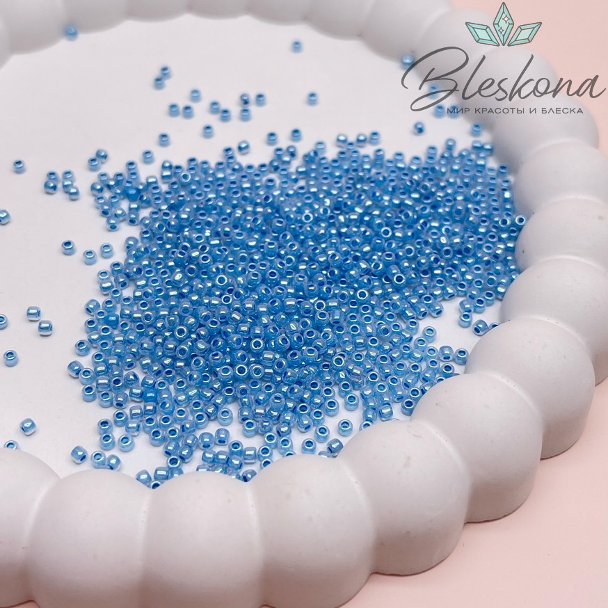 Бисер TOHO round 11/0 цвет №918 (оттенок голубого)