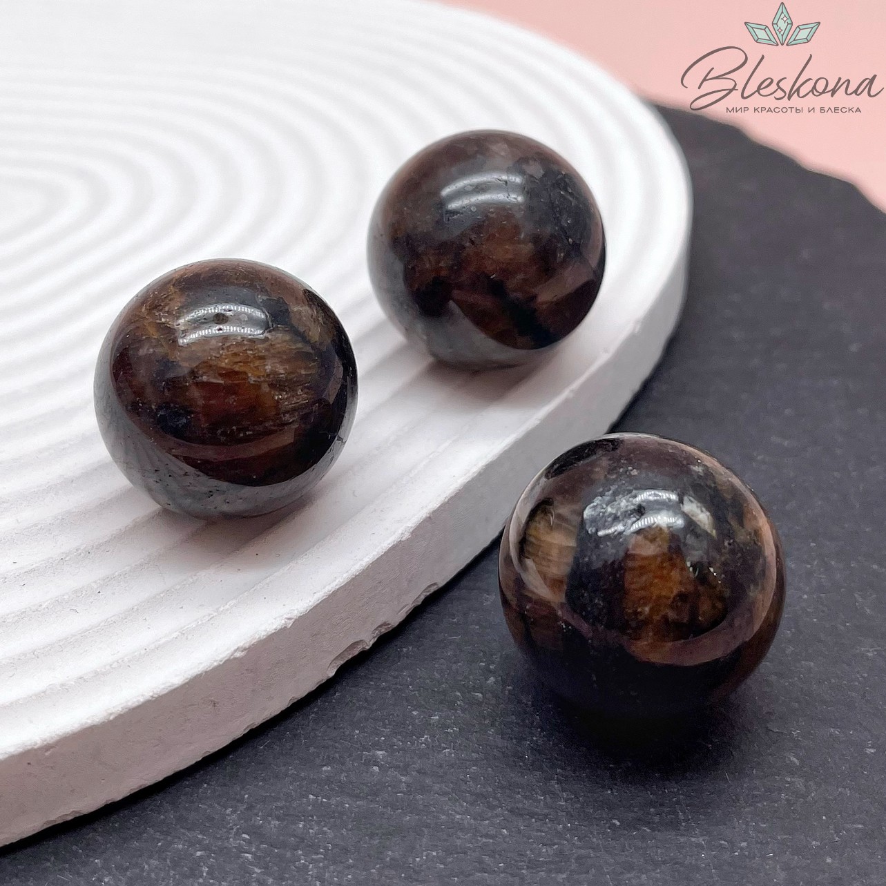 Хиастолит шар 24-25 мм