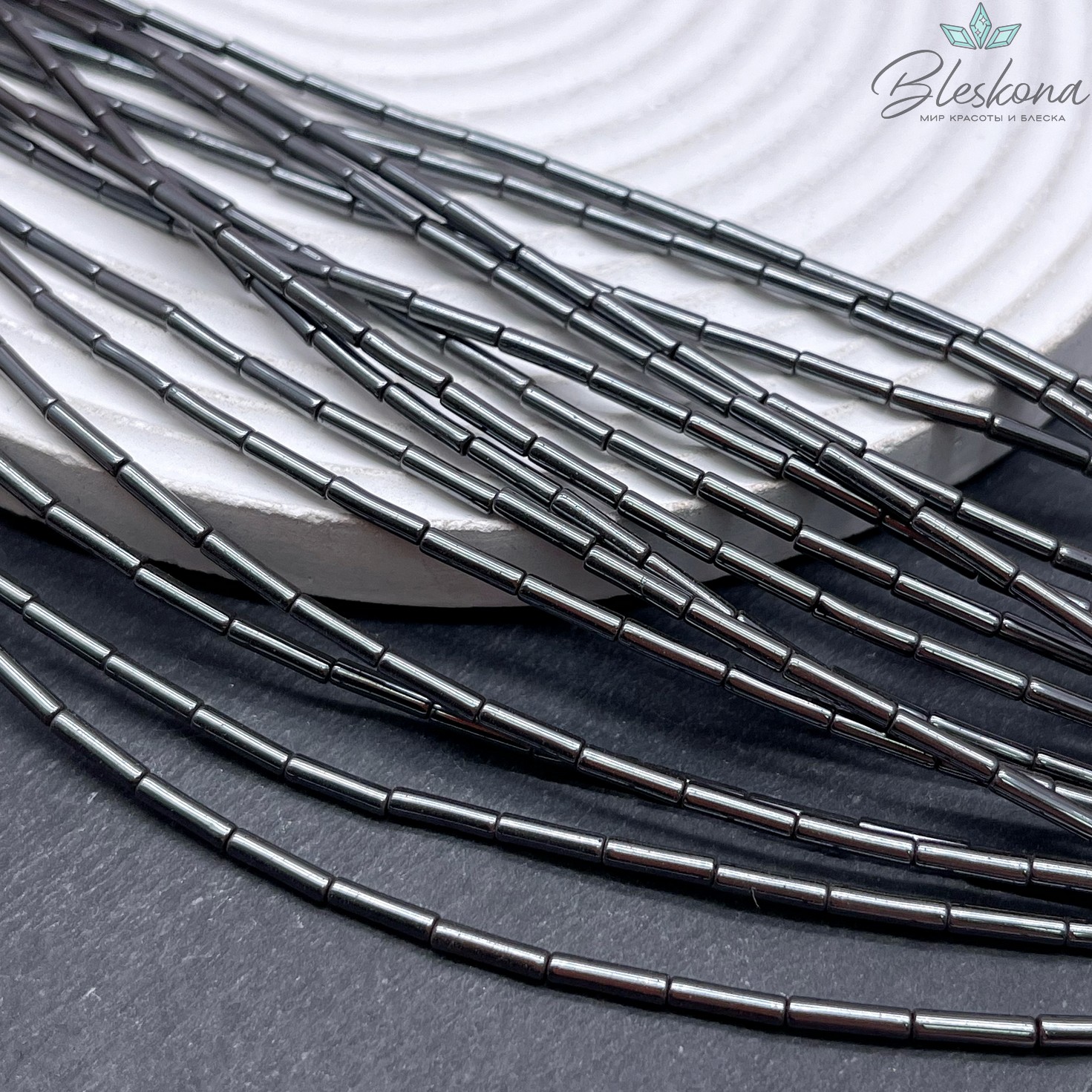 8*2мм Гематин имитация, трубочки