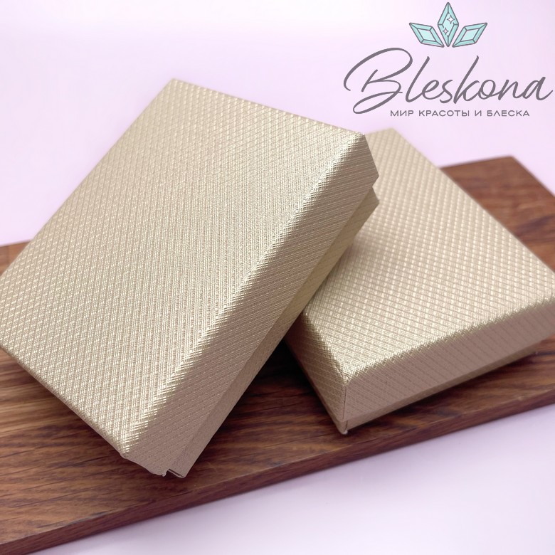 Коробка Бронза черная подложка 9*7*3 см