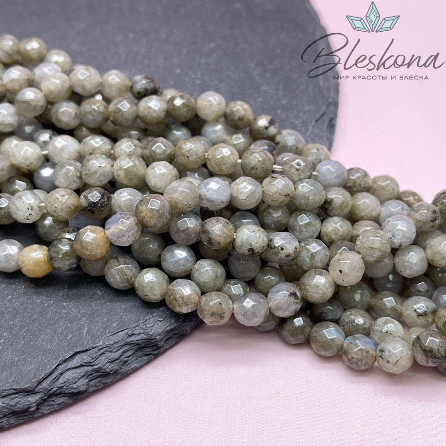 Лабрадор огранка 6 мм