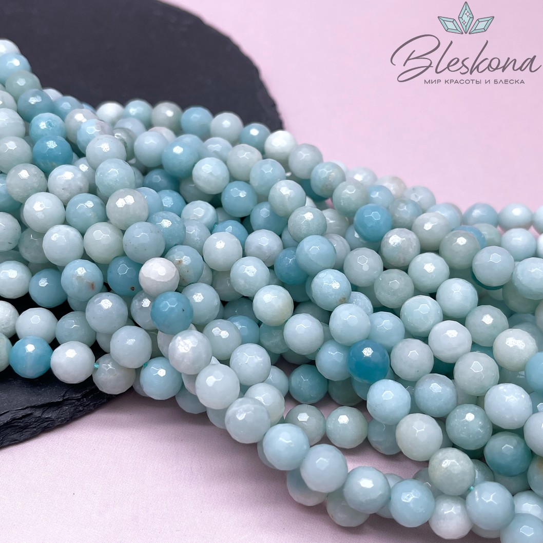 Амазонит огранка 8,5 мм