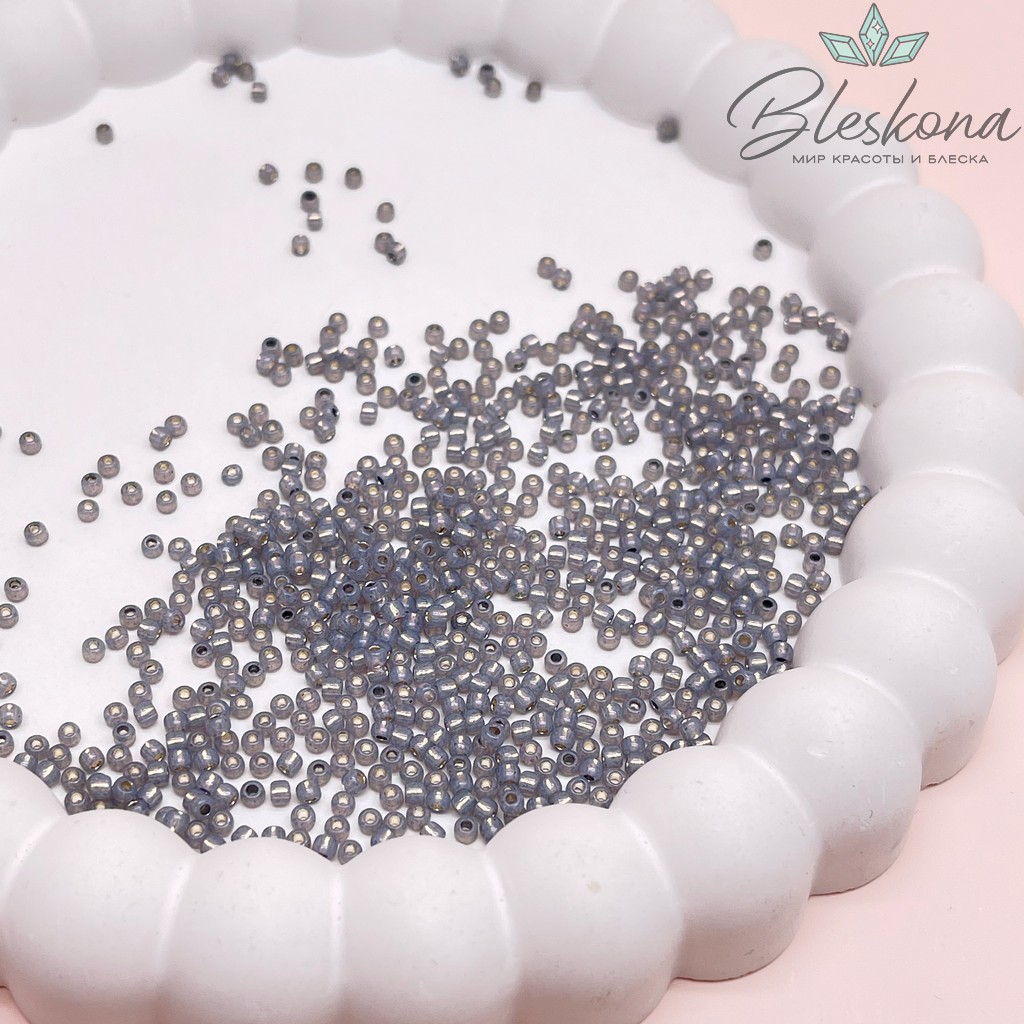 Бисер TOHO round 11/0 цвет №2115 (оттенок серого)