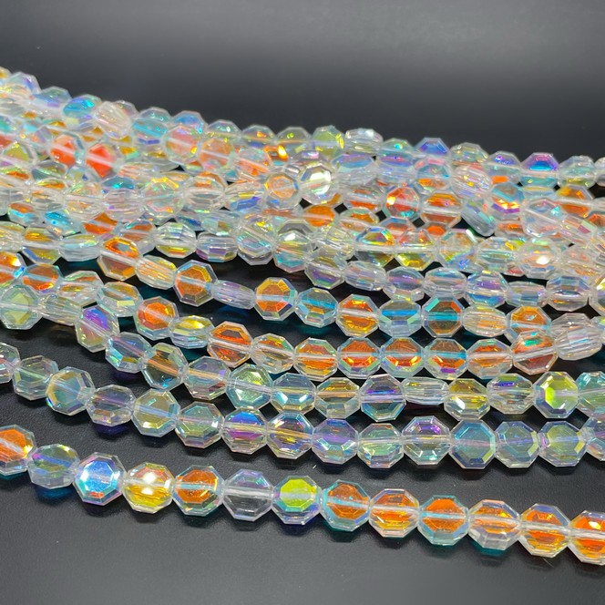 7,5 мм Стекло Lux, восьмиугольник, цвет AB