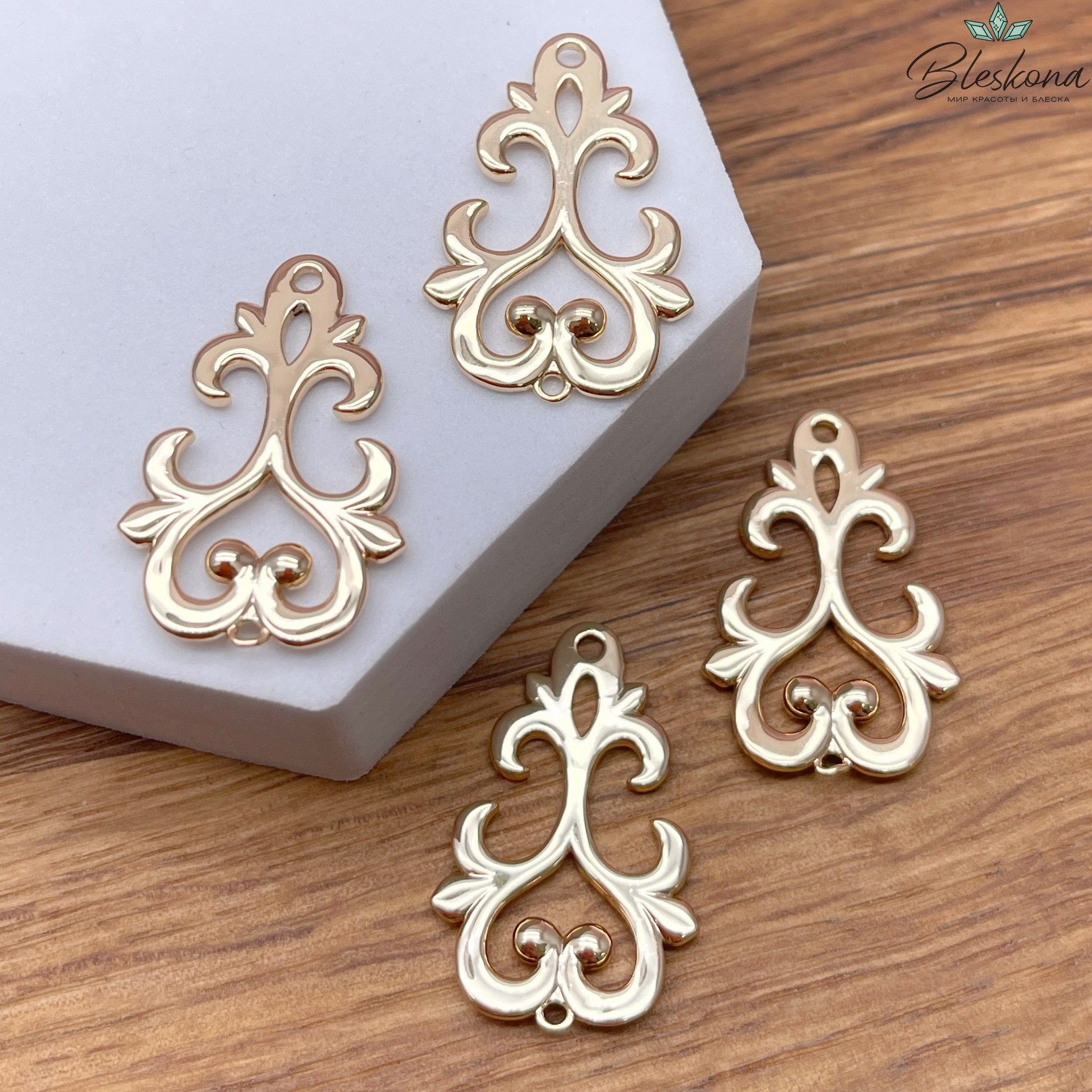 30,5*19,5 мм Цвет золото, Коннектор Этно №13