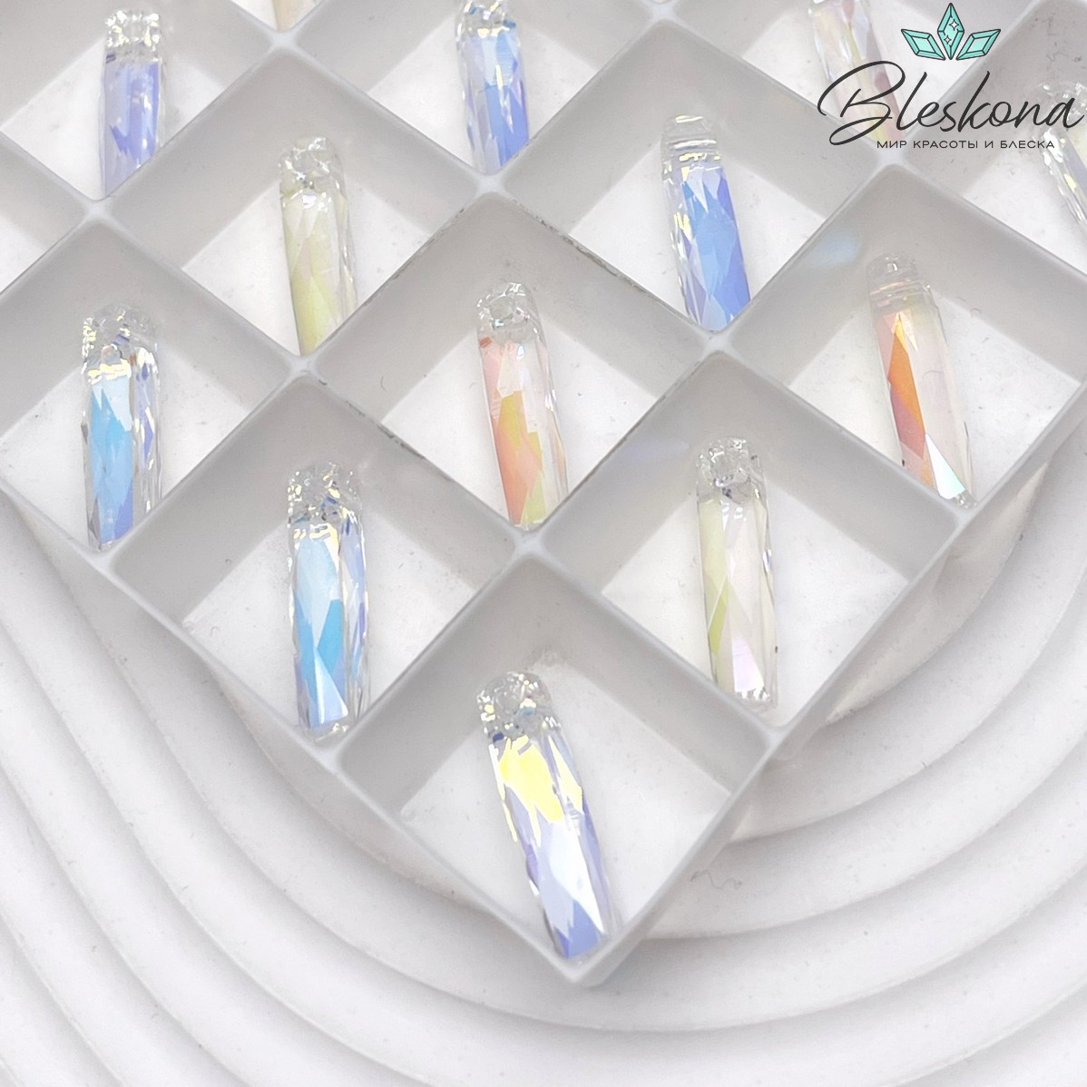 6460 Column 19,5*5 mm Crystal Aurore Boreale (AB)