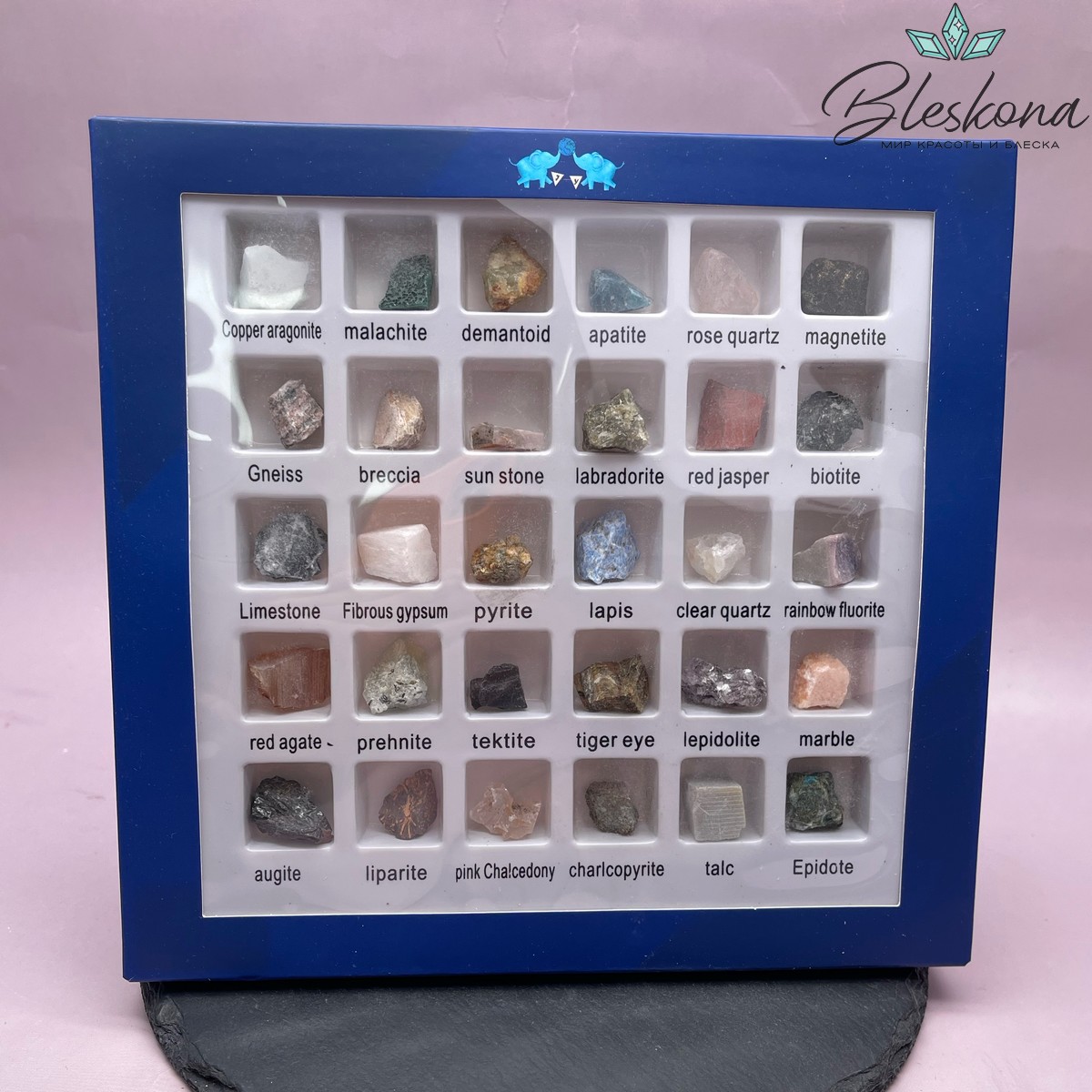 Коллекционный набор необработанных камней №1
