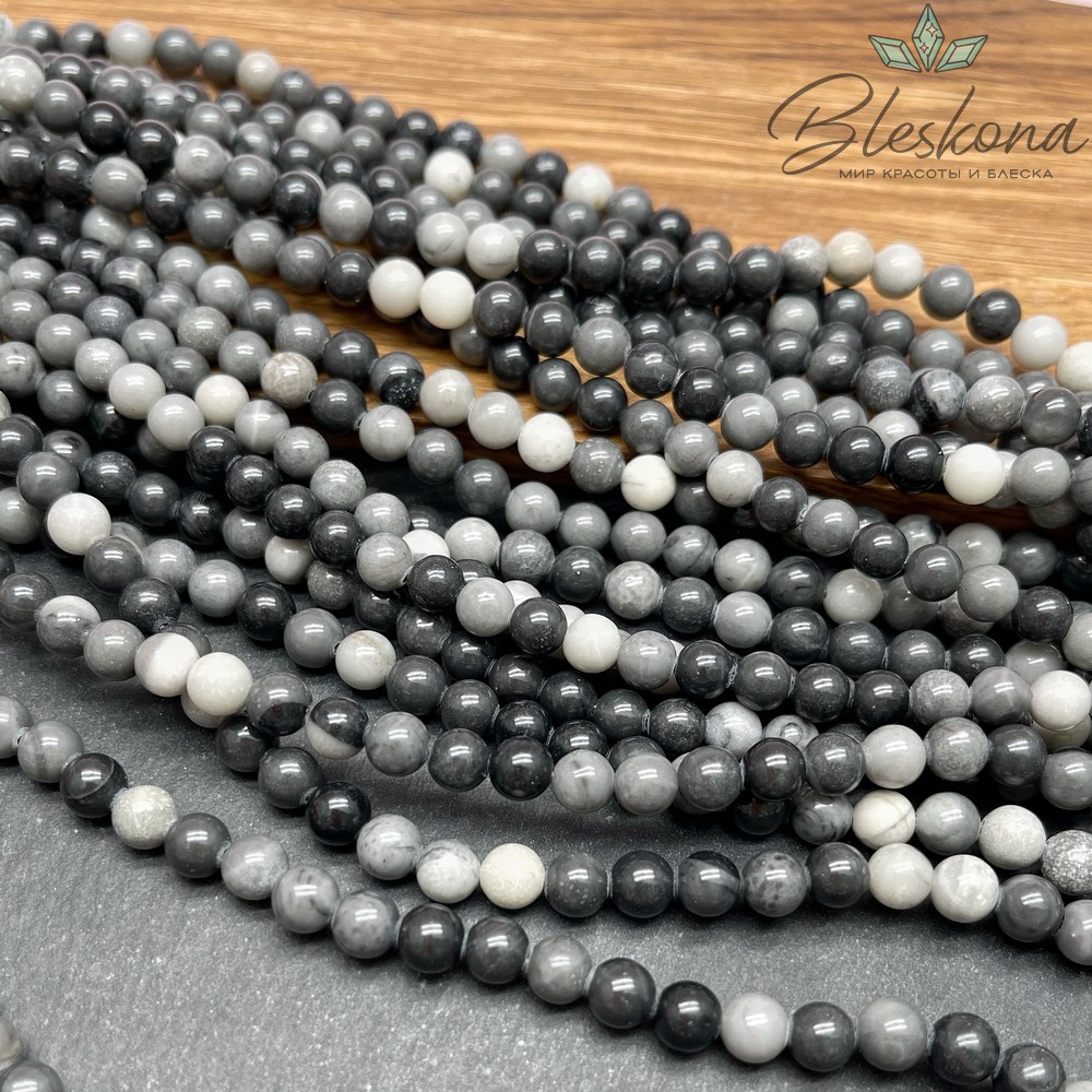 Яшма Инь-Янь (Тайцзи) 6 мм