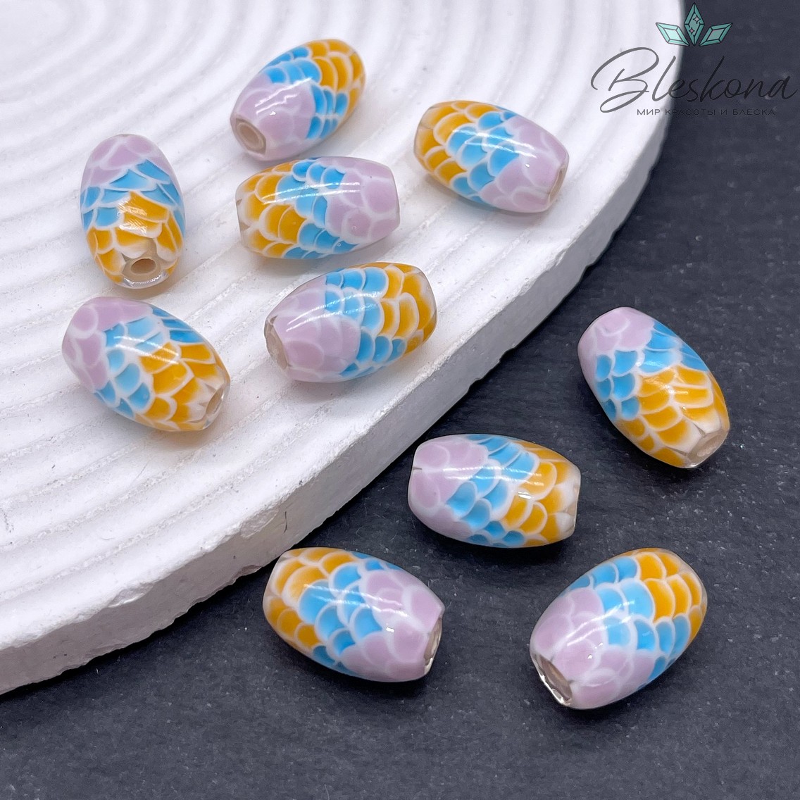 17*11 мм Бусина микс №1