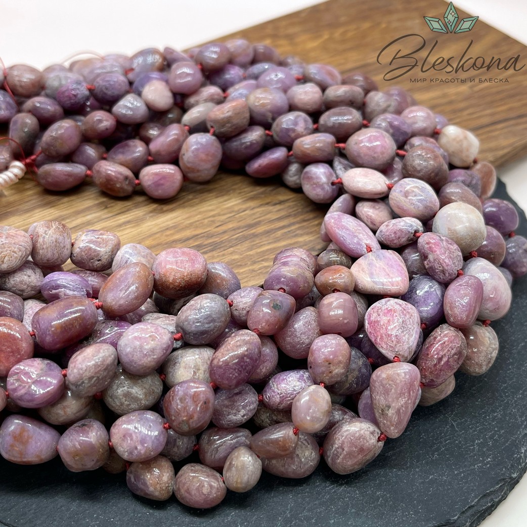 Рубин галтовка 11-12 мм