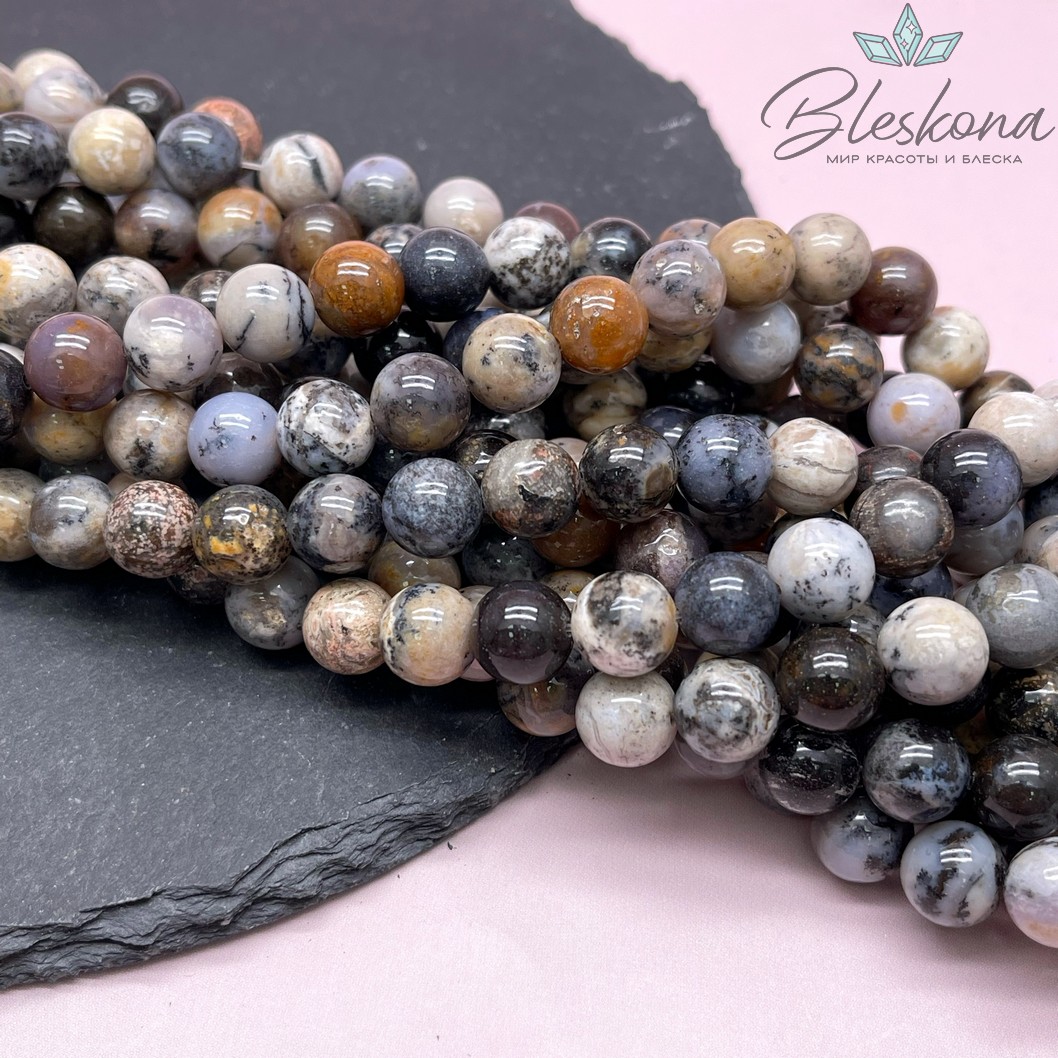 Агат дендритовый 10 мм