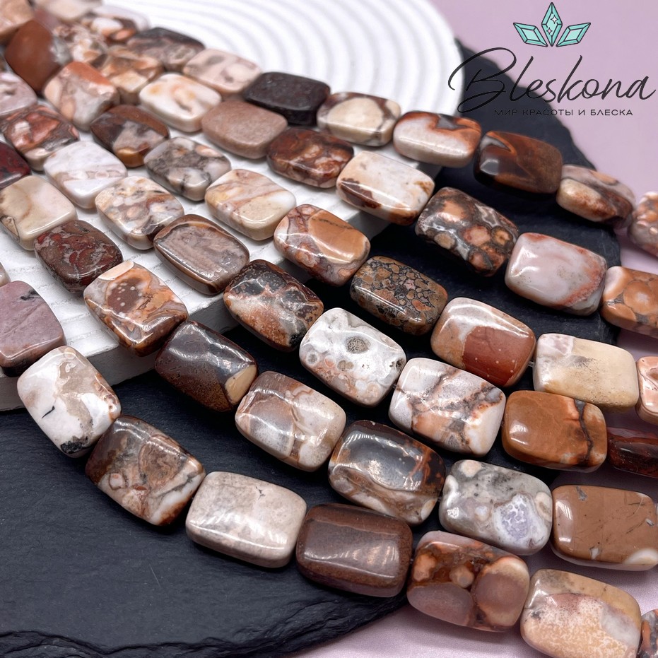 Агат прямоугольник 18*13 мм