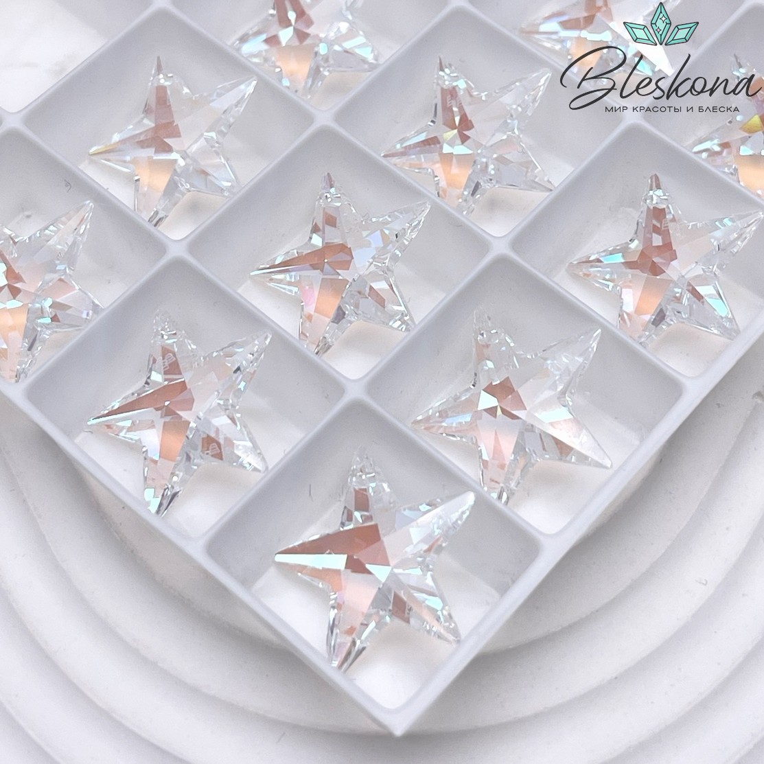 6714 Star 20 mm Crystal Shimmer (SHIM)
