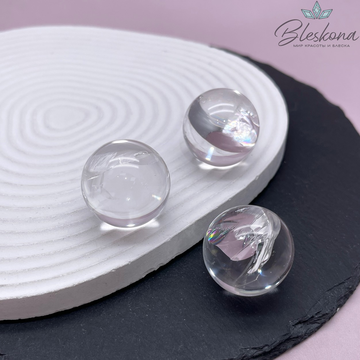 Горный хрусталь шар 27 мм №2