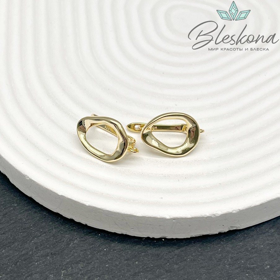 20*13мм Цвет золото, Швензы Люкс №6