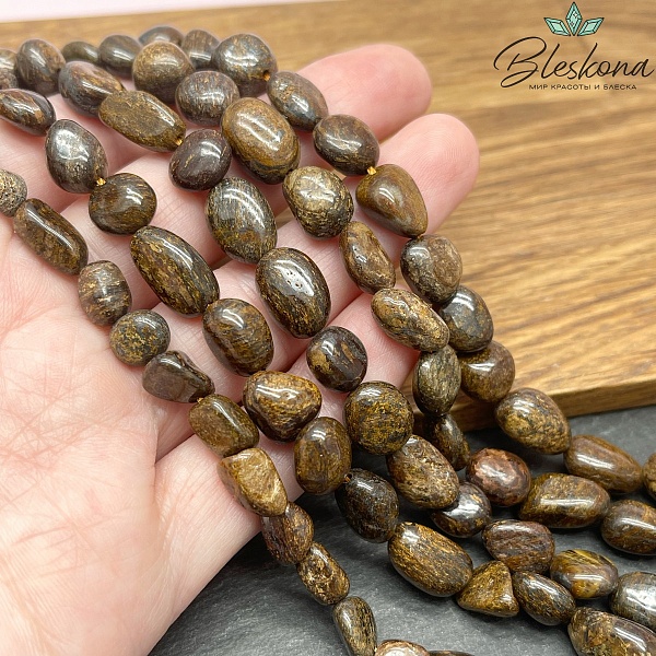 Бронзит  галтовка 8-9 мм