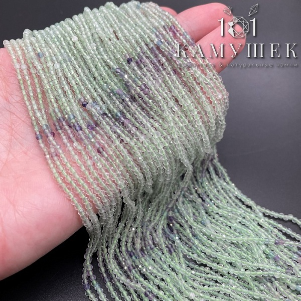 ⌀2мм Флюорит микроогранка №1