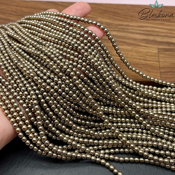 3,5 мм Гематин имитация, цвет темное золото