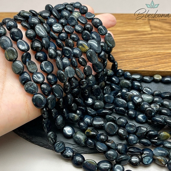 Соколиный глаз галтовка 8-11 мм