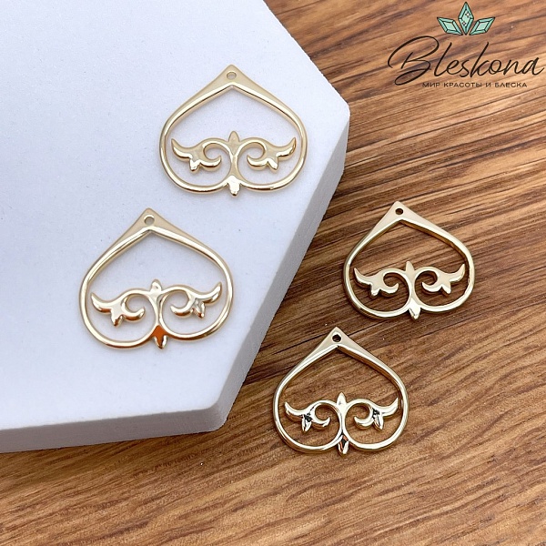 19*20 мм Цвет золото, Подвеска Этно №9