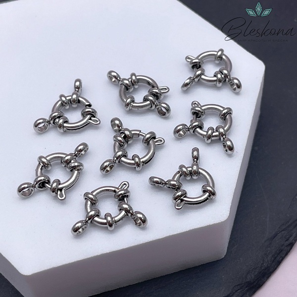 10 мм Цвет серебро, Замок штурвал