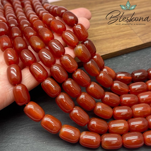 Сердолик №2 бочата 14*10 мм