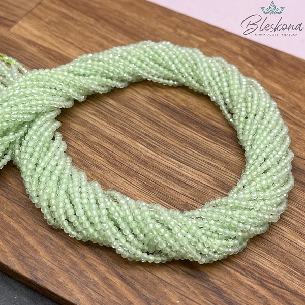 Пренит алмазная огранка №1 2 мм