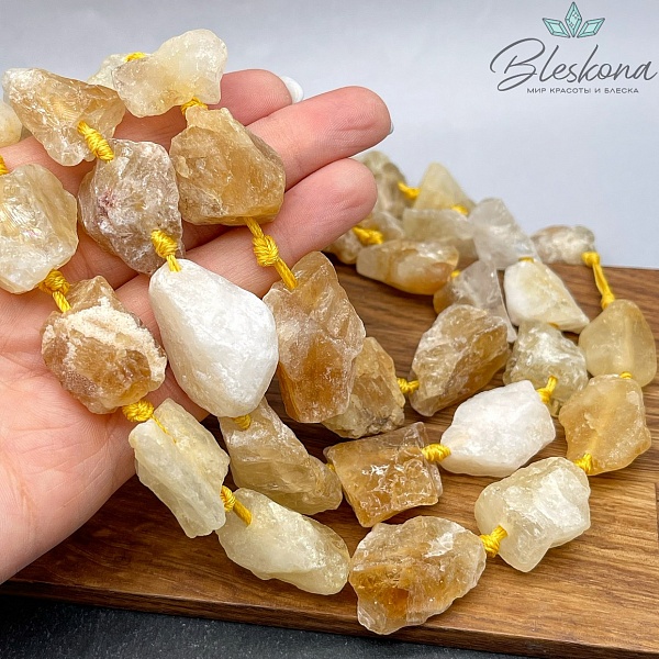 Цитрин куски (22-34)*(16-26) мм