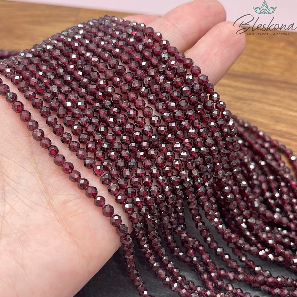 Гранат алмазная огранка 4 мм