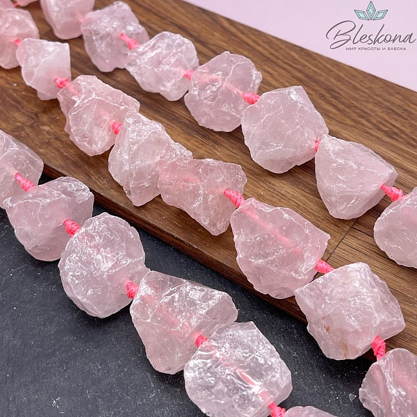 Розовый кварц Куски (20-25)*(18-28) мм