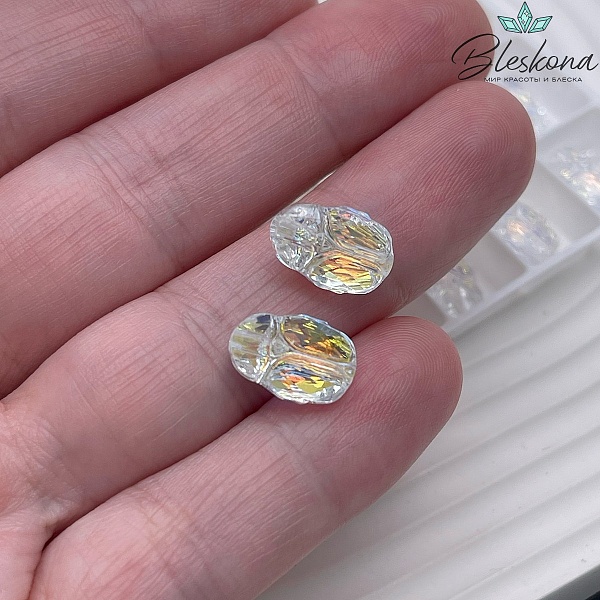 5728 Scarabeus 12 мм Crystal AB