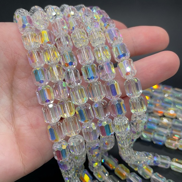 7,5*9 мм Стекло Lux, цилиндр, цвет AB