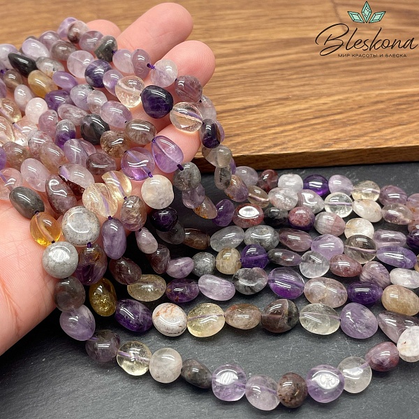 8-9 мм Микс кварцев галтовка 