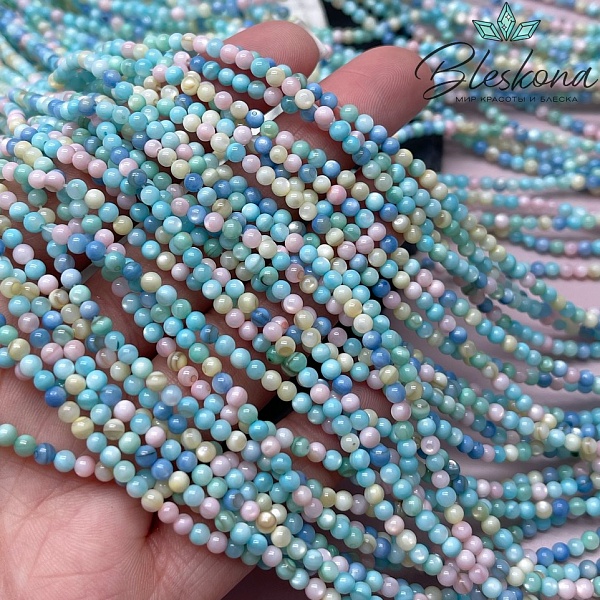 Перламутр микс №4 3 мм 