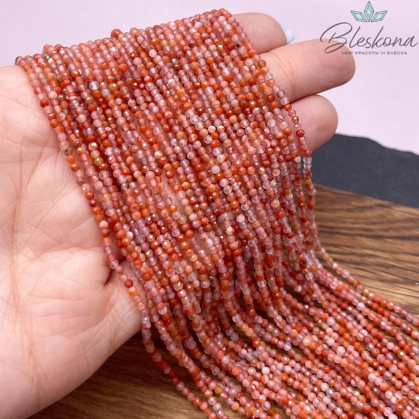 Сердолик микроогранка 2 мм