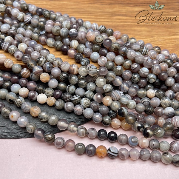 Агат Ботсвана №3 6 мм