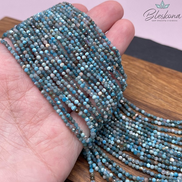 Апатит алмазная огранка №2 2 мм