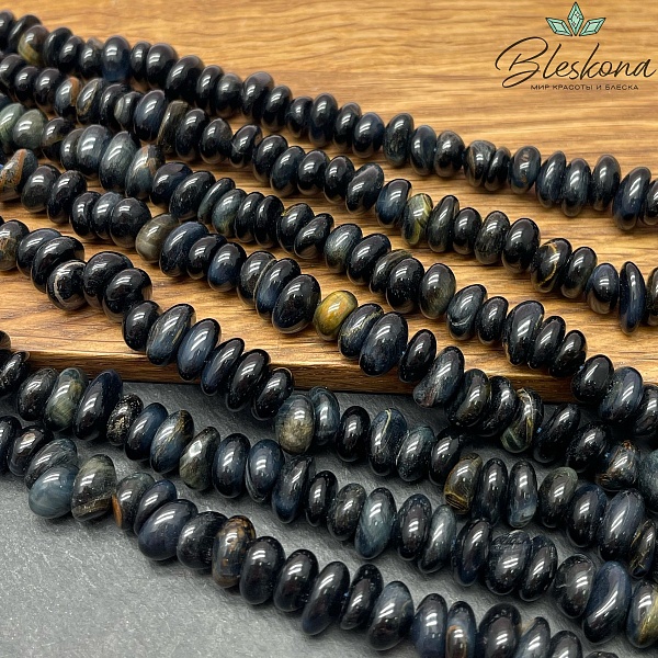 Соколиный глаз галтовка (3-5)*(9-12)  мм