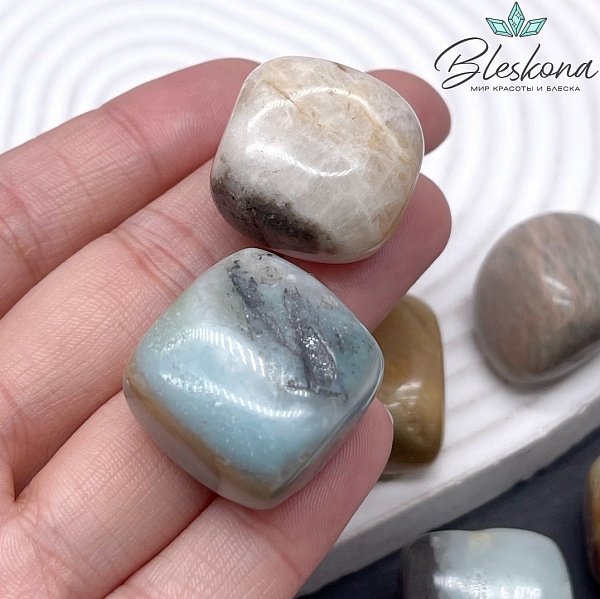 Амазонит галтовка 19-25 мм